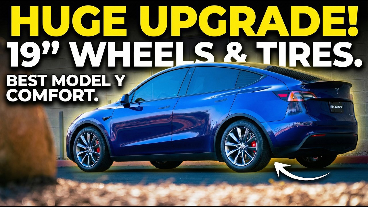 Tesla Model Y Tire Upgrade: Evannex Square Setup Install – Lighter, Quieter, & Way More Comfort