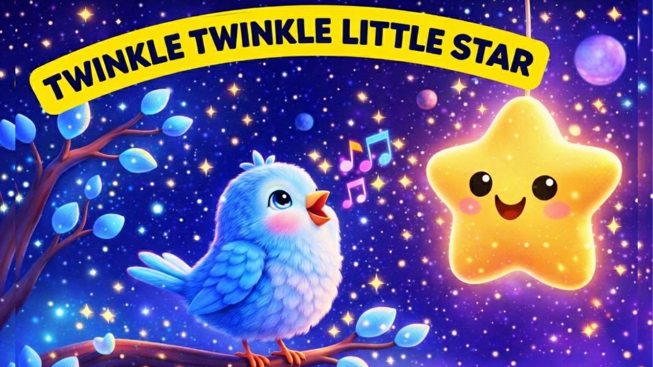 Twinkle Twinkle Little Star 🌟 | Lullaby Song for Babies & Kids | Nursery Rhymes | HH Wonder Planet
