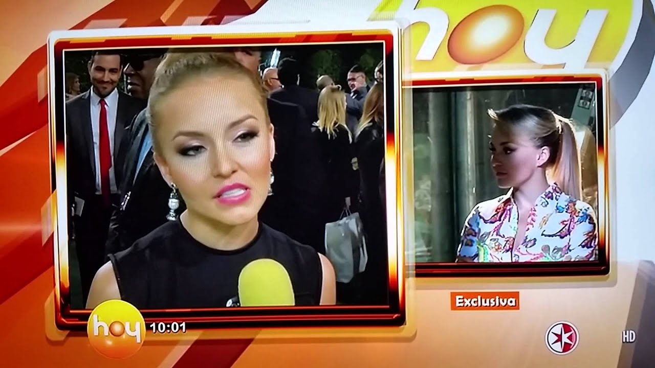 ANGELIQUE BOYER Y SEBASTIAN RULLI PROGRAMA HOY