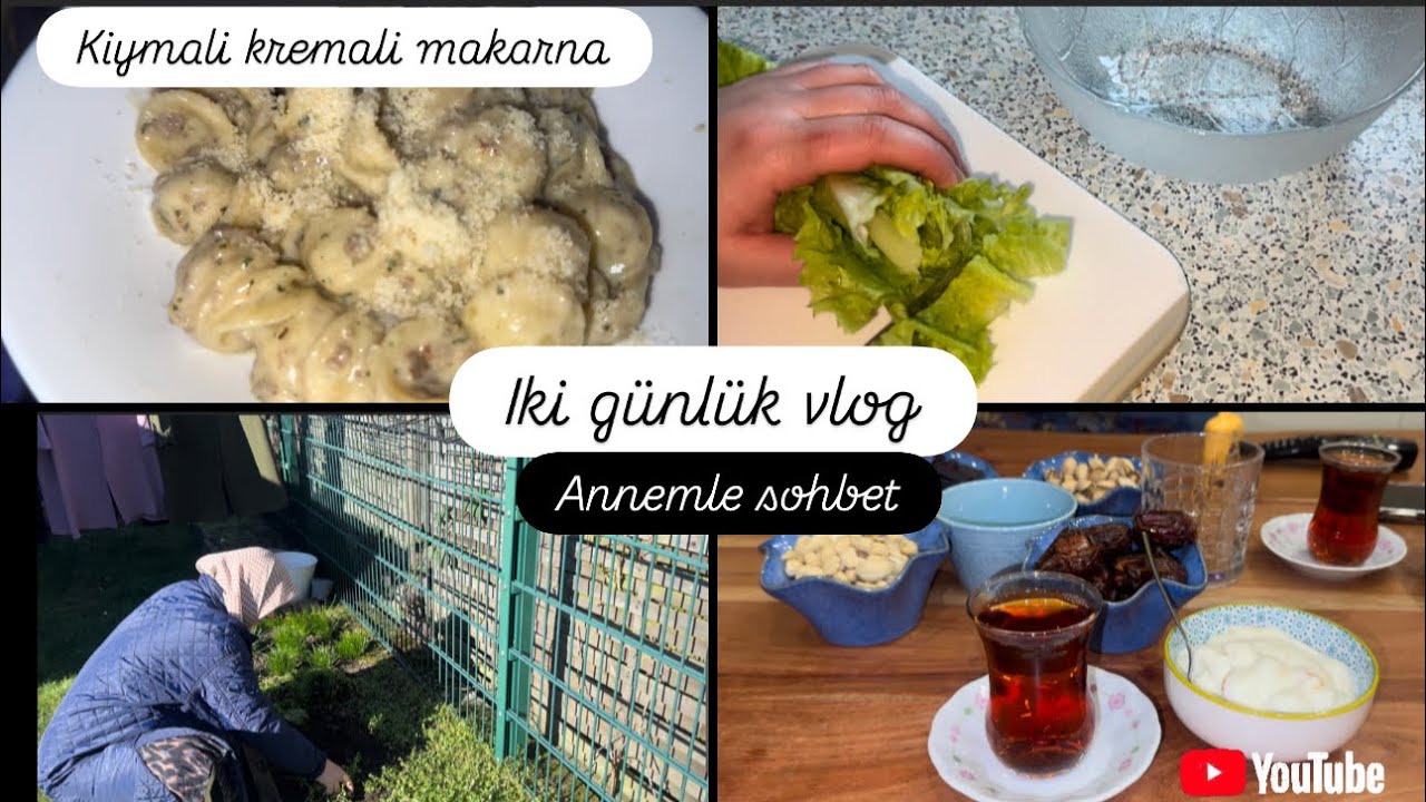 Ramazan Vlog | Arkadasima iftara gittim | 2 Günlük Vlog | Enfes kiyamli kremali makarna tarifi| 