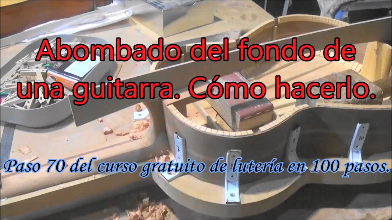 Abombado trasero de las guitarras. Cómo conseguirlo.