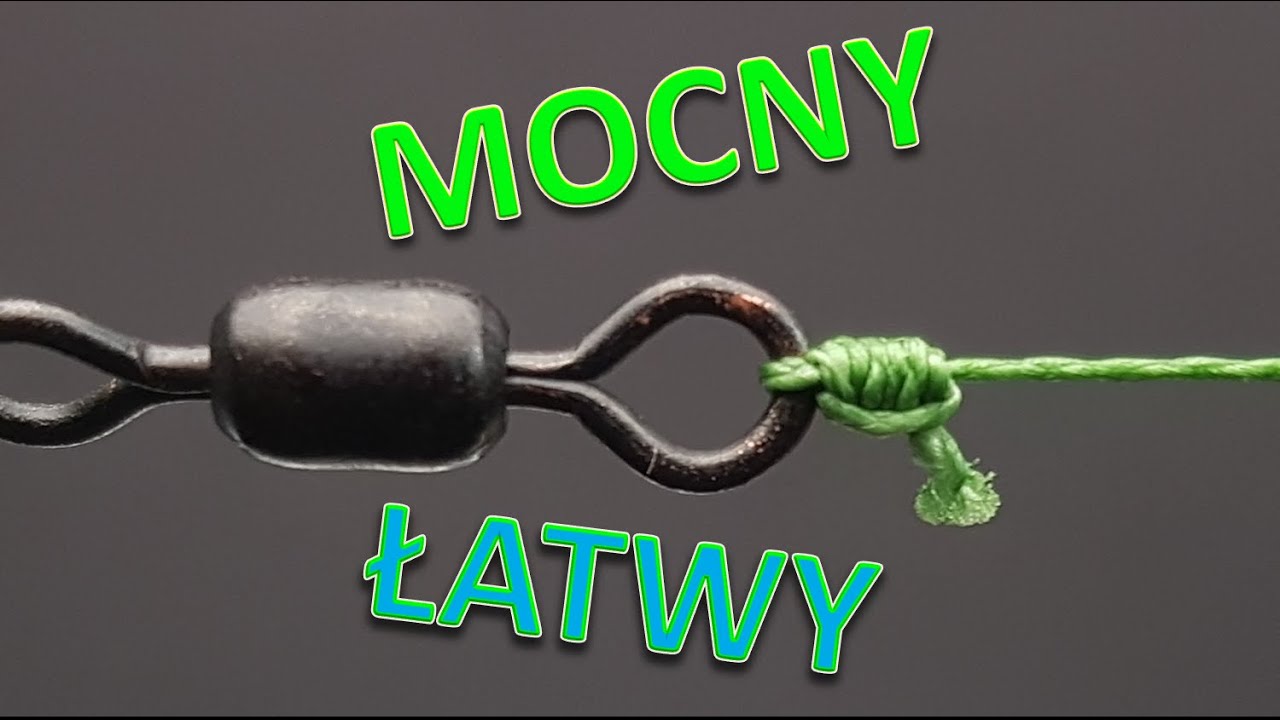 NAJLEPSZE WĘZŁY WĘDKARSKIE. Węzeł San Diego Jam. MOCNY i PROSTY.