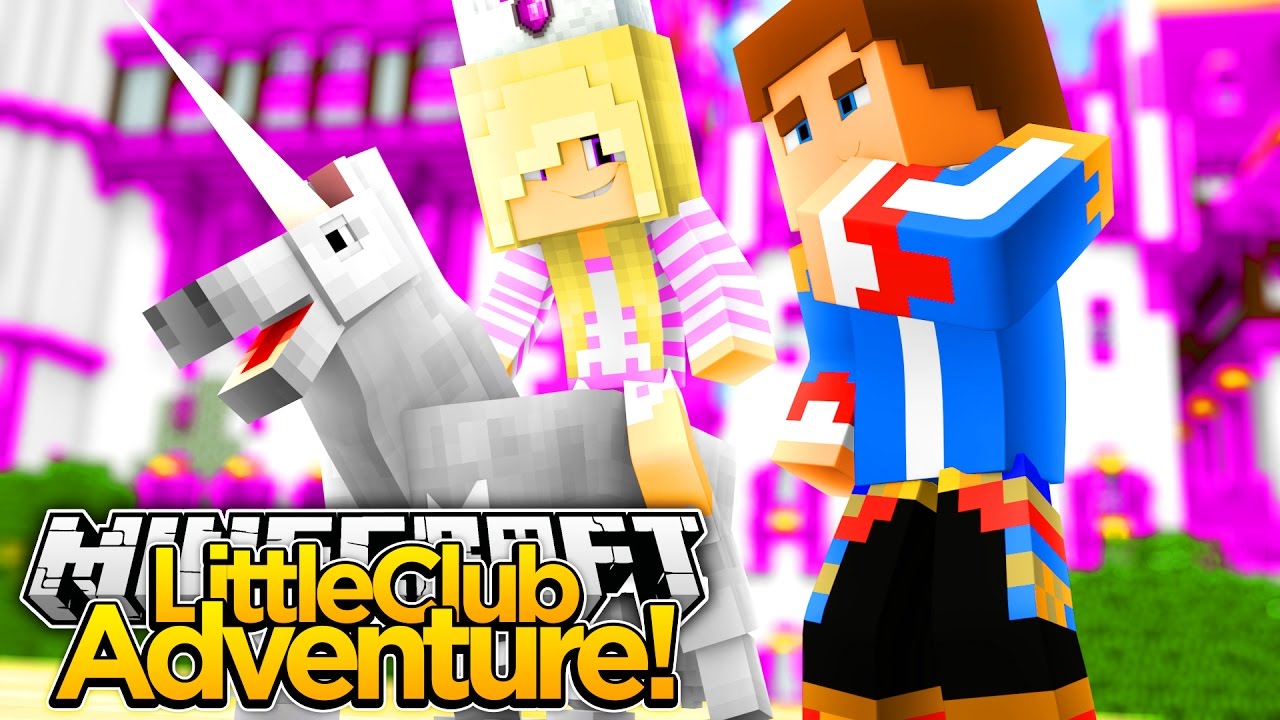 Minecraft Little Club Adventures - BABY LEAH FINDS A MAGICAL UNICORN!!!