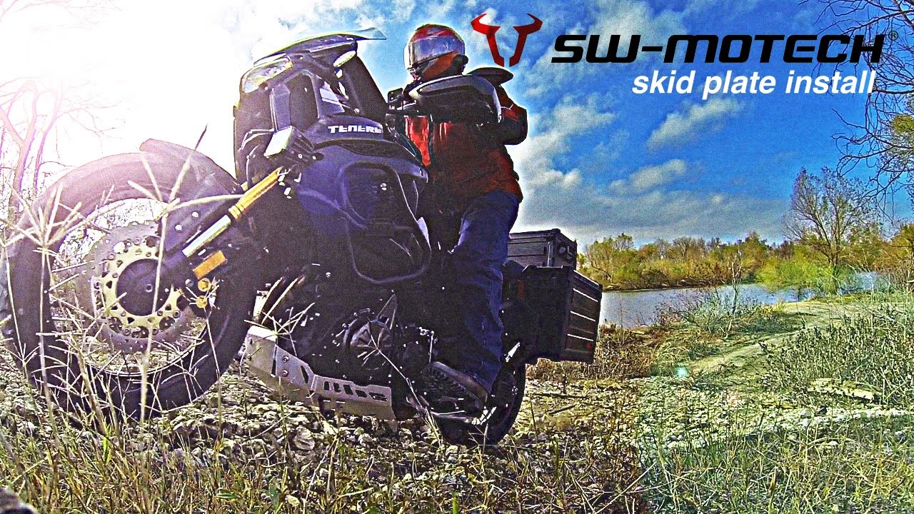 SW-Motech skid plate install - Yamaha Super Tenere