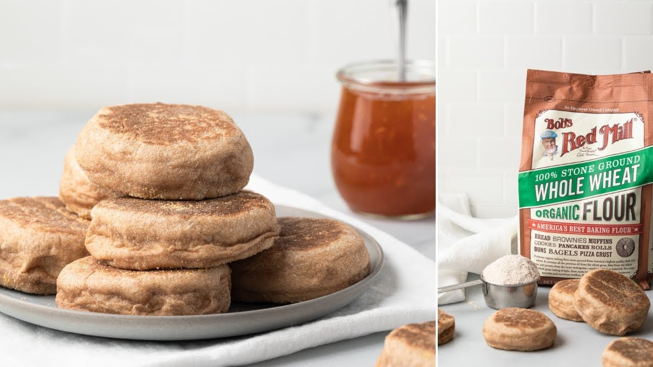 Whole Wheat English Muffins Recipe