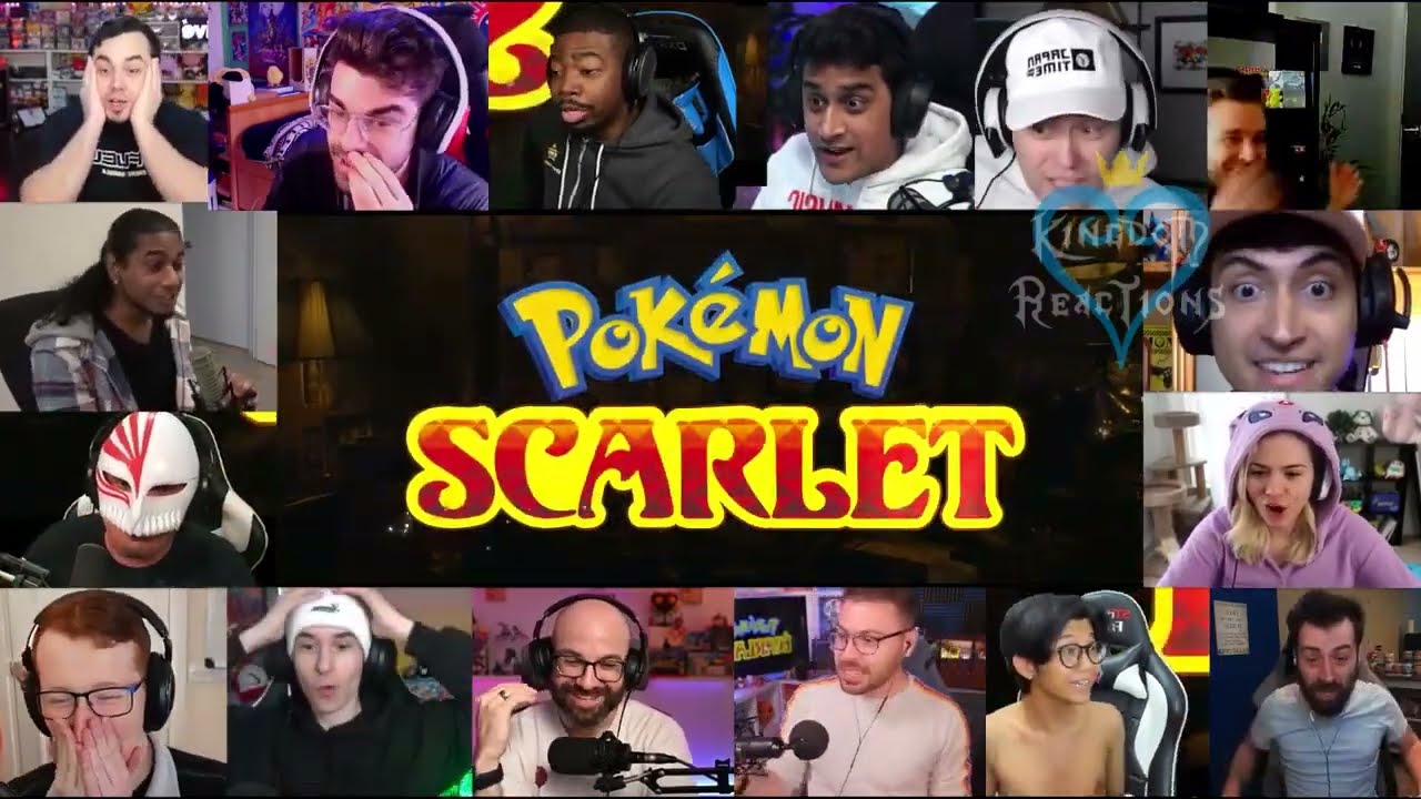 Pokémon Scarlet and Pokémon Violet _ Announcement Trailer Reaction Mashup.mp4