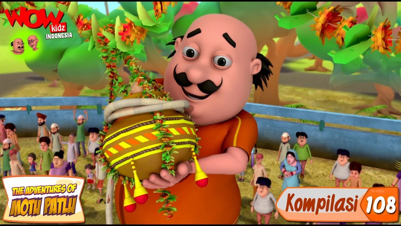 Kompilasi - 108 | Motu Patlu dalam Bahasa - Animasi 3D Kartun | WowKidz Indonesia