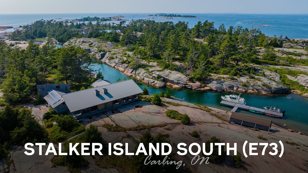 Iconic Stalker Island (e73) near Red Rock, Georgian Bay