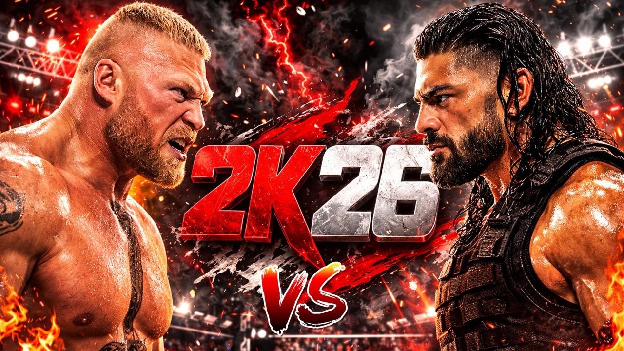 🔥WWE 2K26 – Roman Reigns vs Brock Lesnar Iron Man Match | Tribal Chief vs Beast 🔥#wwe #shorts #live