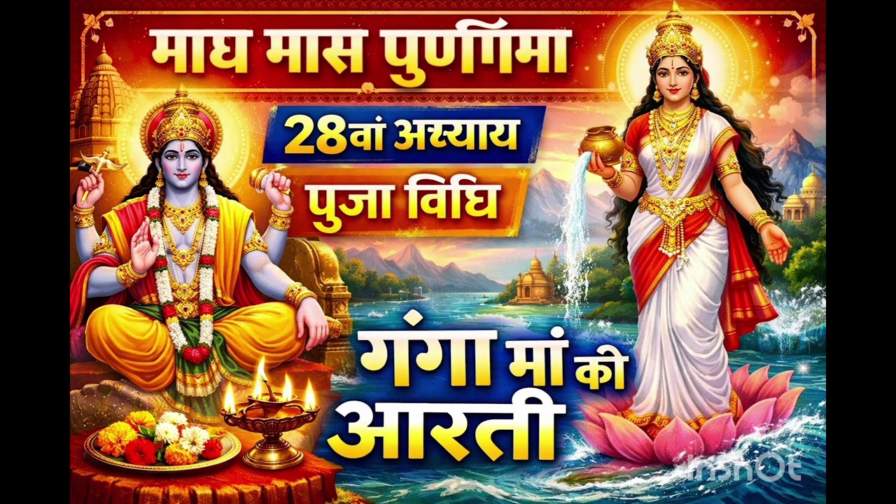  Purnima ki puja vidhi magh maas ka 28 adhyay ganga maa ki aarti