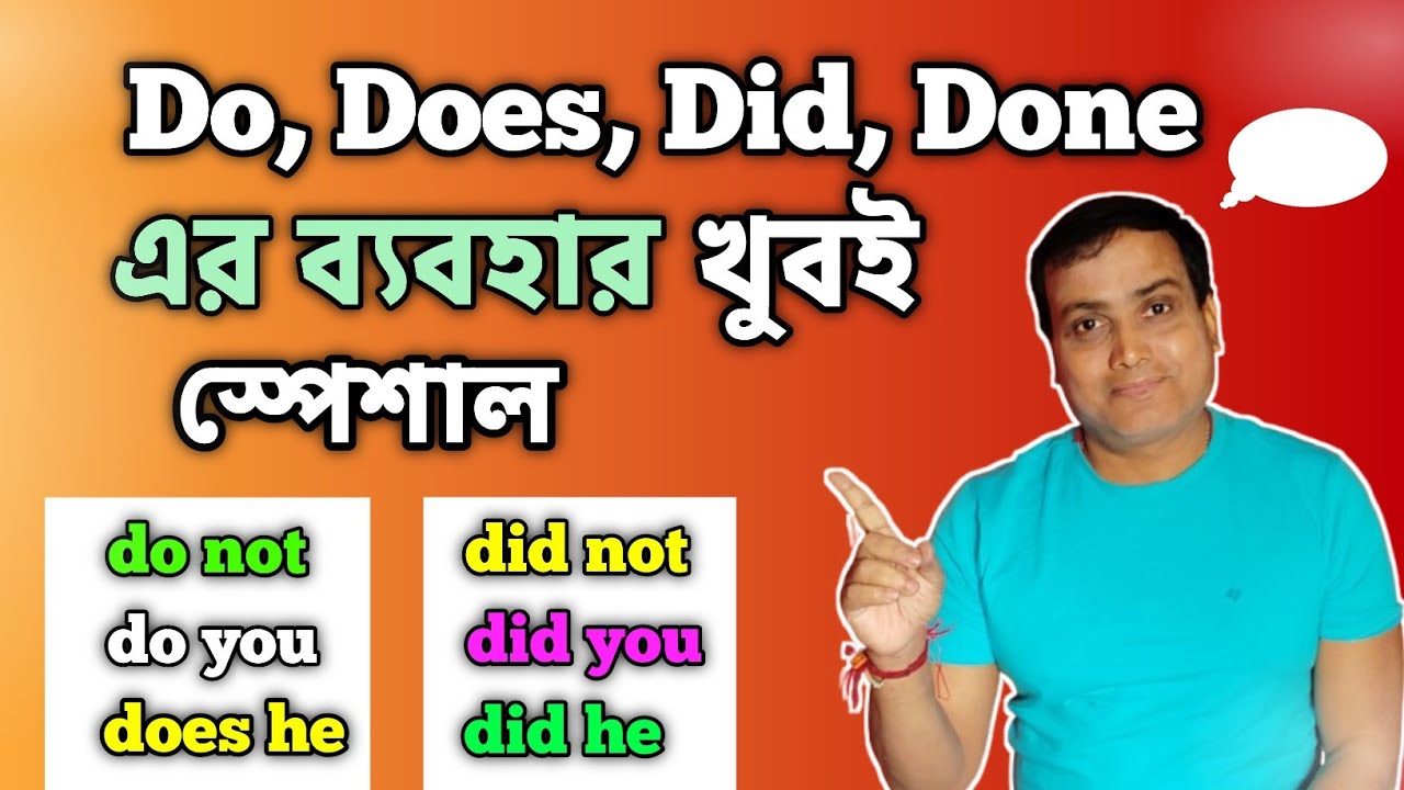 How to Use Do Does Did Done // #englishgrammar #howtousedodoesdiddone