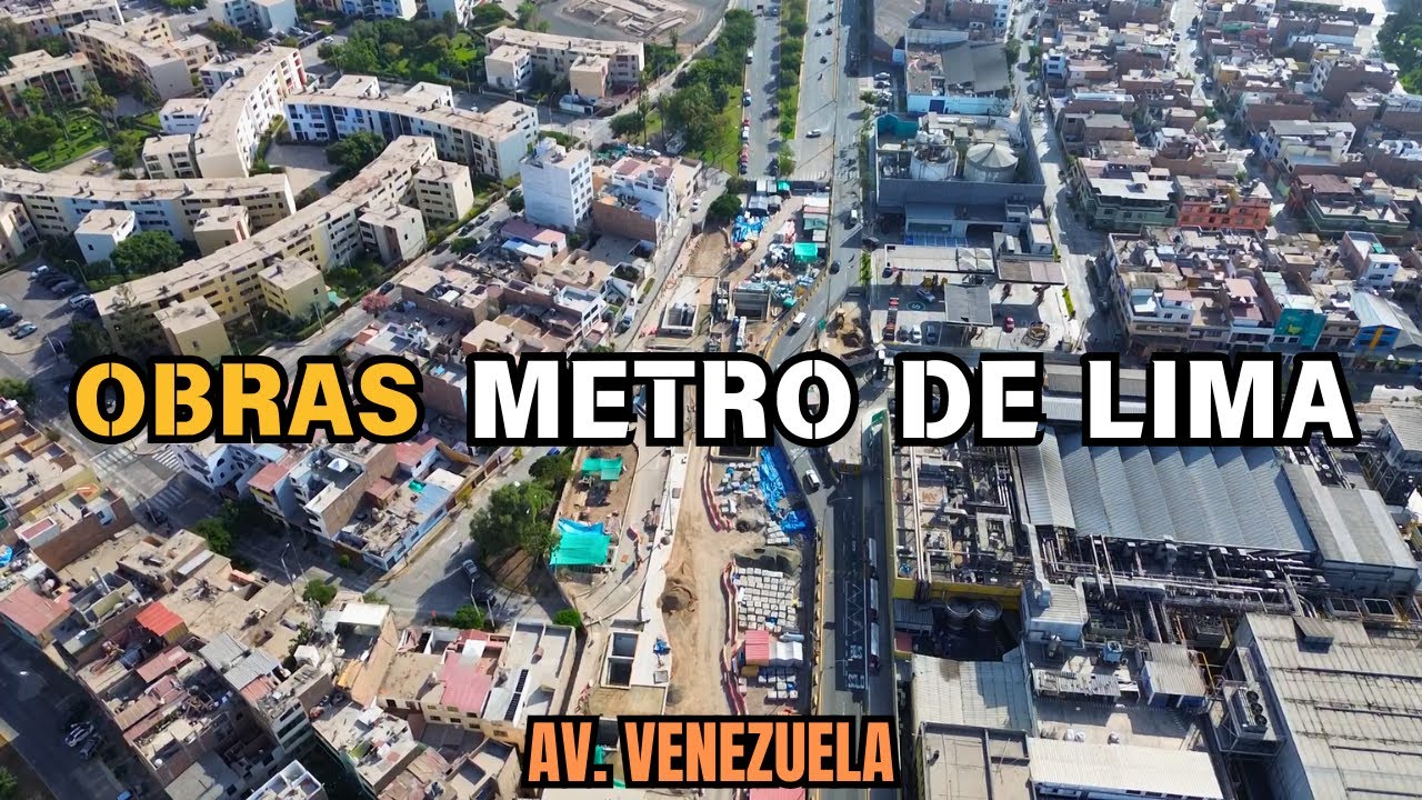 Avances de la línea 2 del metro de Lima y Callao | Avenida Venezuela y Estación San Marcos | 2025
