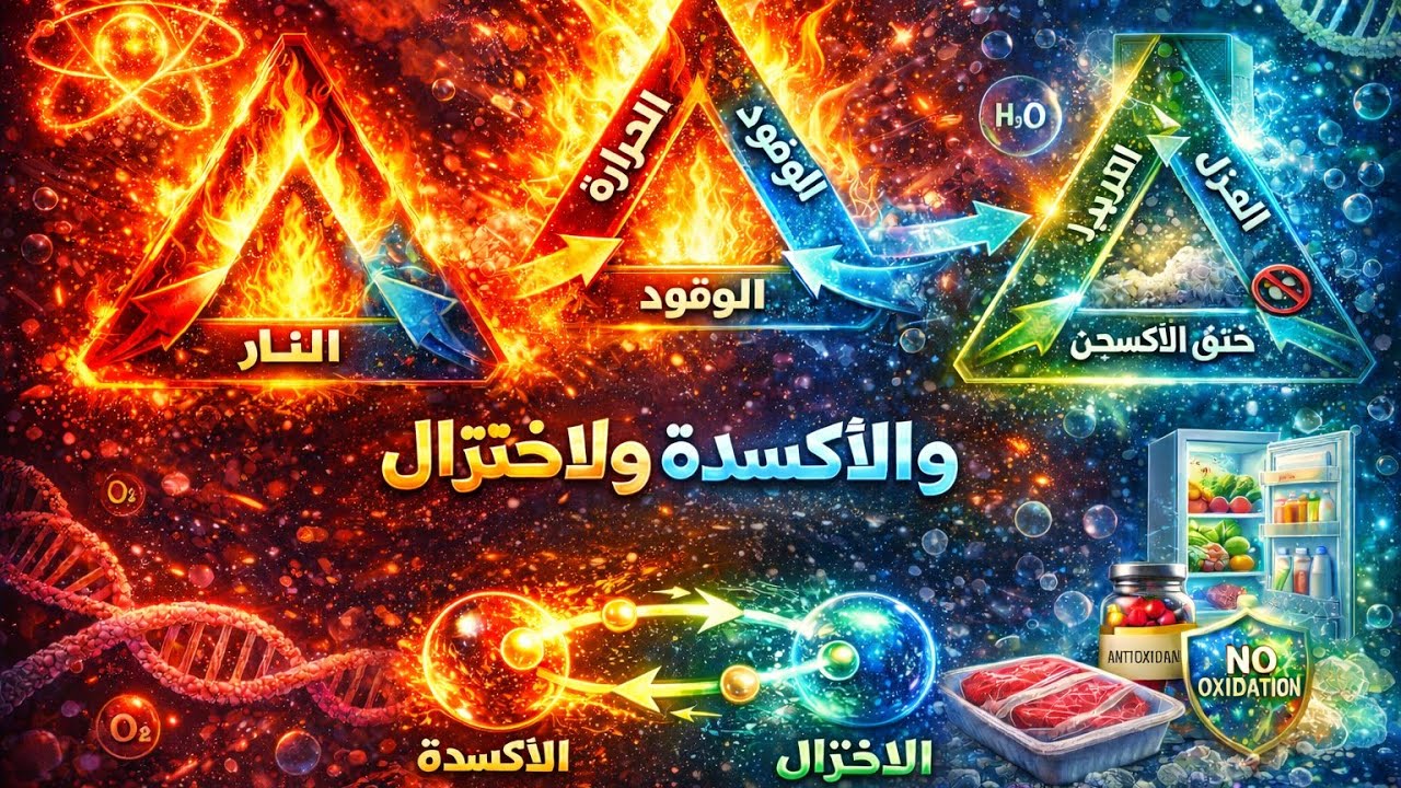 شرح درس الإحتراق و الأكسدة و الاختزال 2 إعدادى علوم الترم الثانى 2026