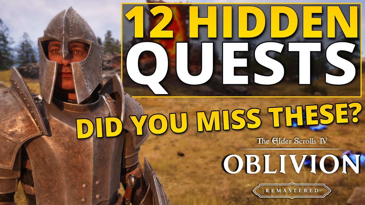 12 секретных заданий, которые все пропускают в Oblivion Remastered
