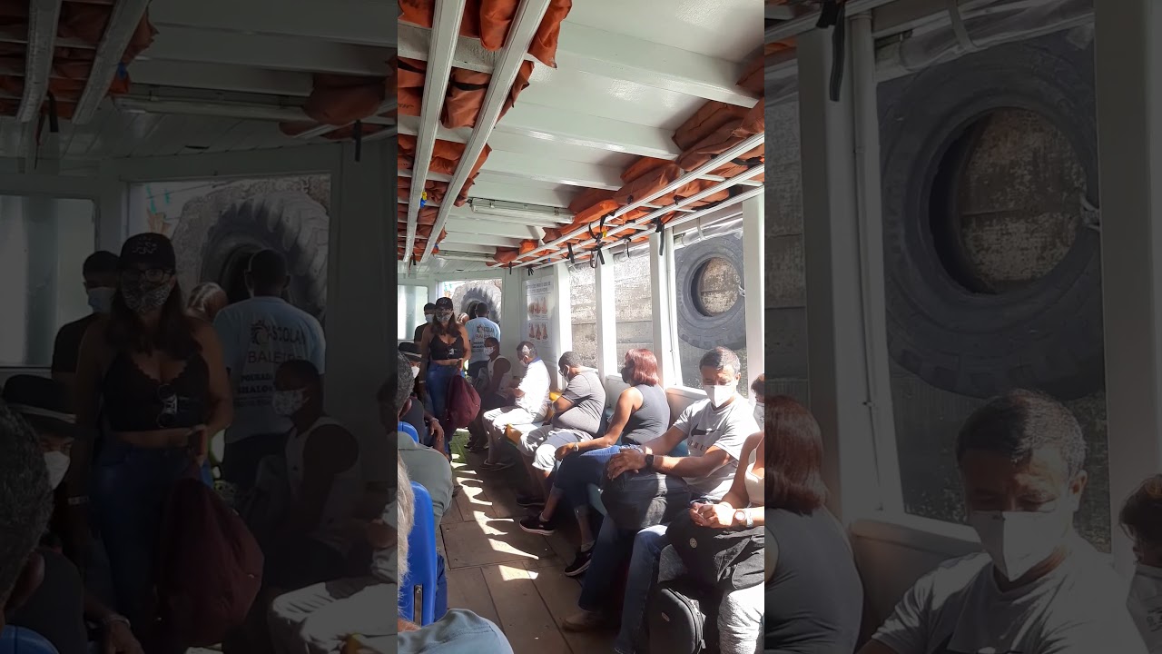 Viagem de lancha Mar Grande para Salvador #shorts