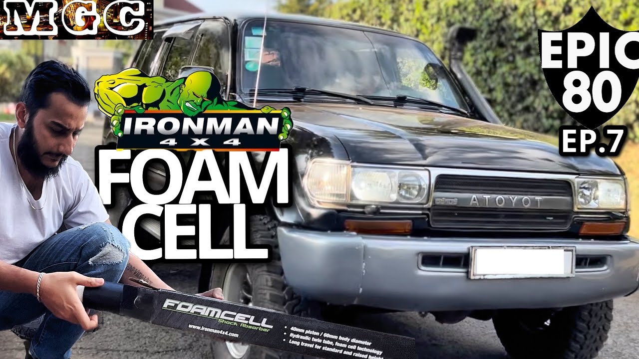 FINALLY! IRONMAN FOAM CELL SHOCKS For my LAND CRUISER 80!