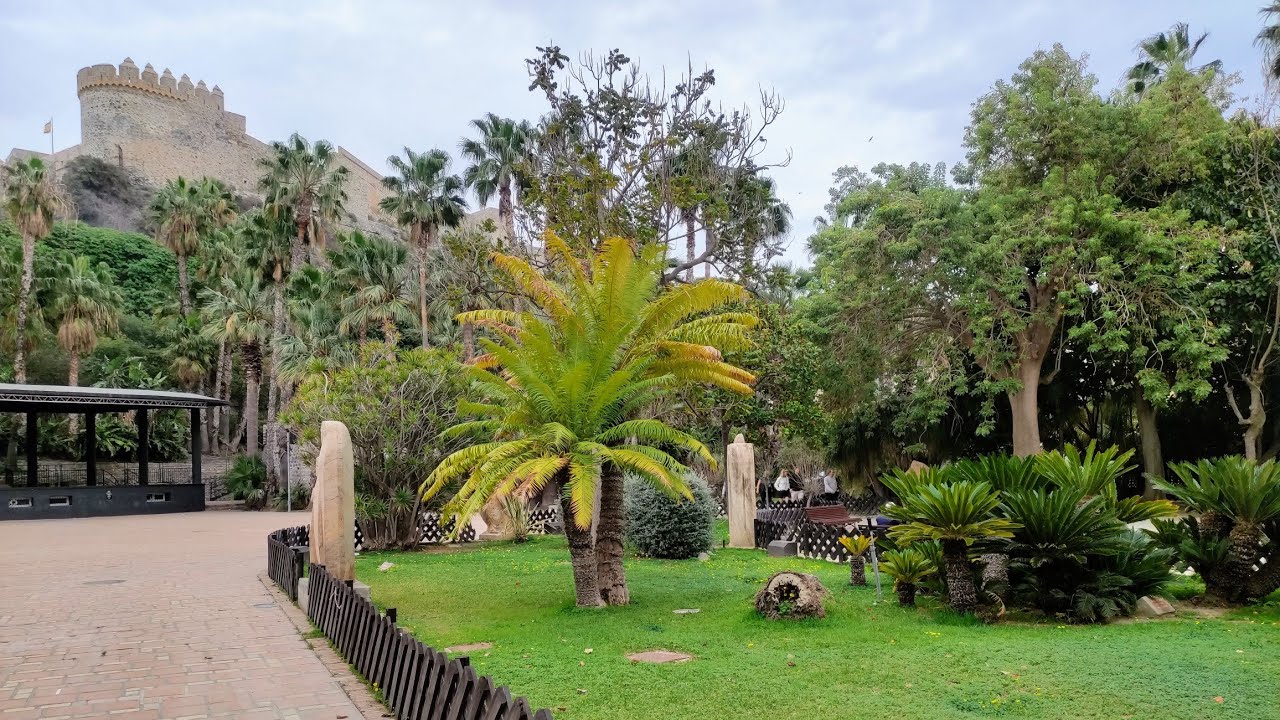 Beautiful Almunecar Botanic Garden, Spain
