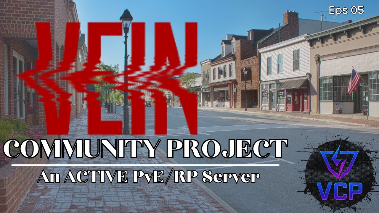 VEIN Community Project Server NEW Gameplay | Building Farming PVE RP Casual Playing Join VCP!