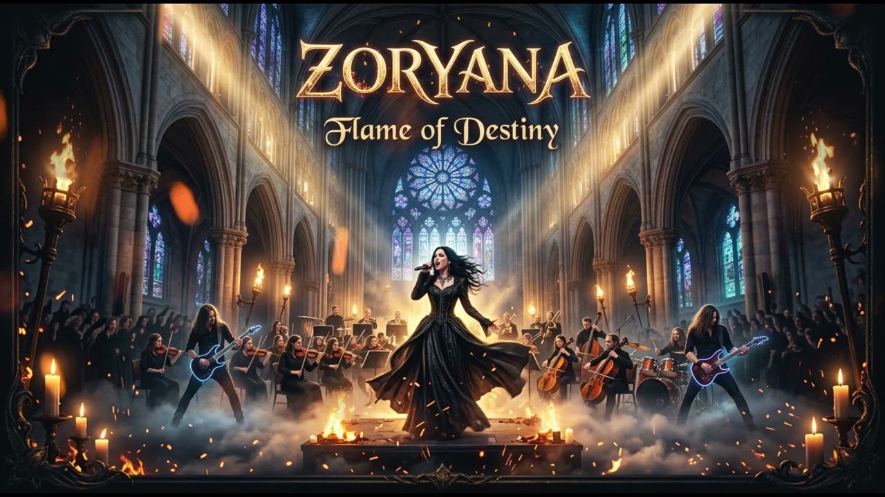 Полум’я долі 🔥 Епічний симфонічний рок | ZORYANA