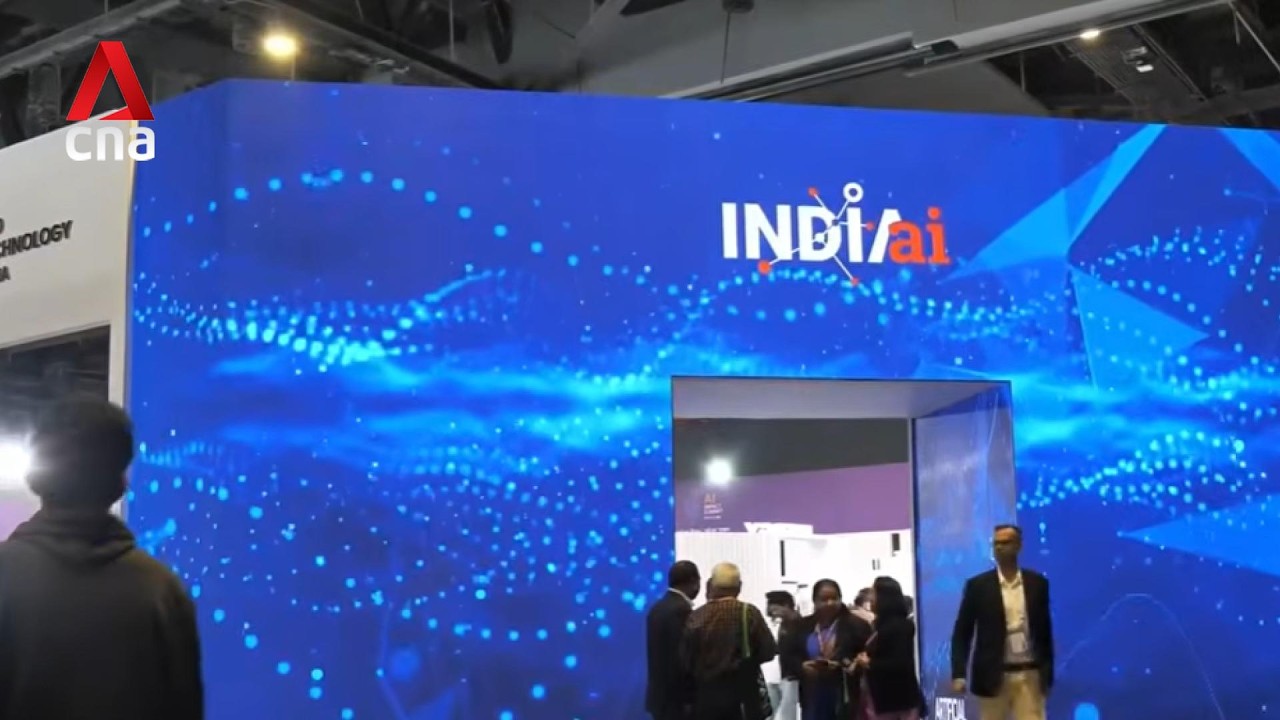India's AI summit: Robo dogs, AI cricket coach pull crowds