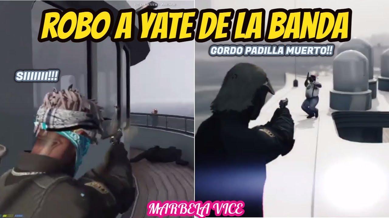 ROBO A YATE DE PITT O´CORT Y LA BANDA//MARBELLA VICE