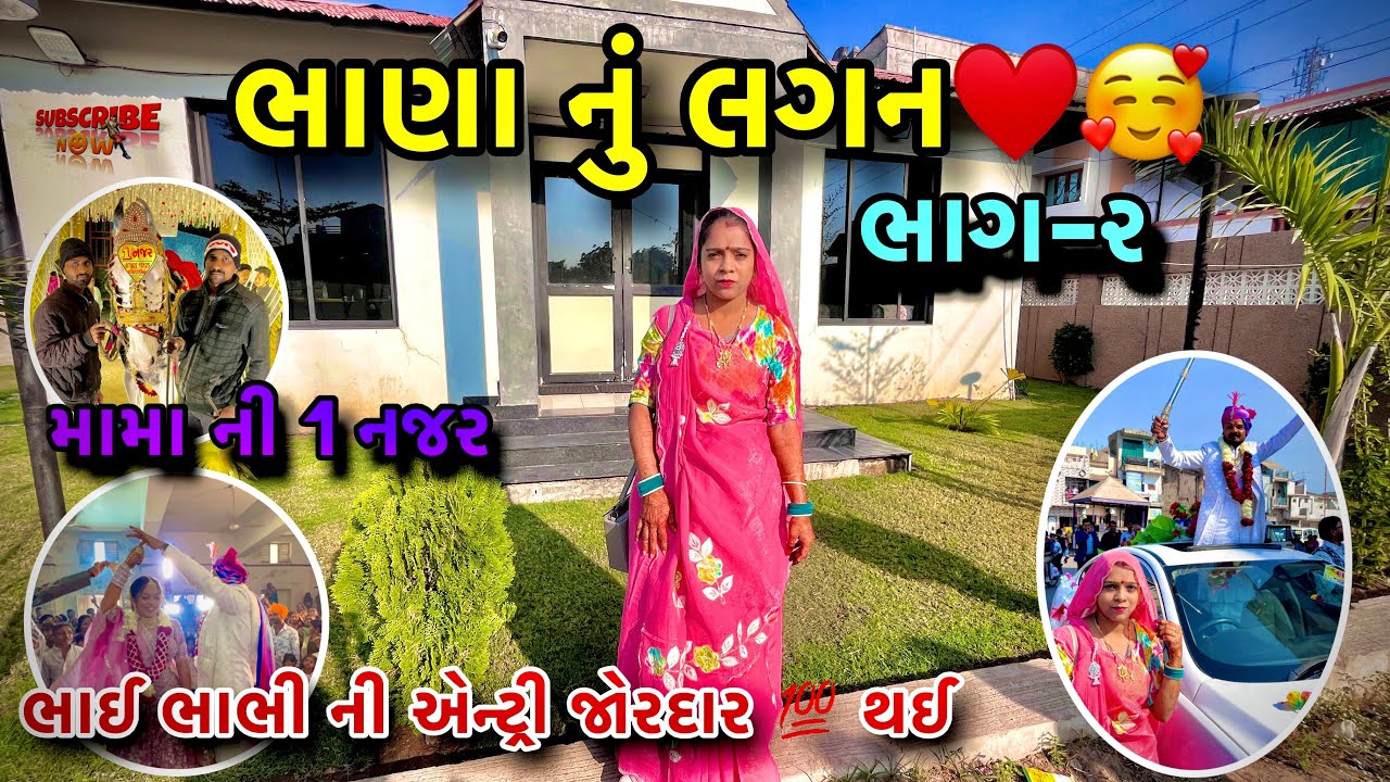 ભાણા ની સાસરી માં જોરદાર એન્ટ્રી કરી #gujarativlog #pmfamilyvlog #villagevlog #marriage #vlog 