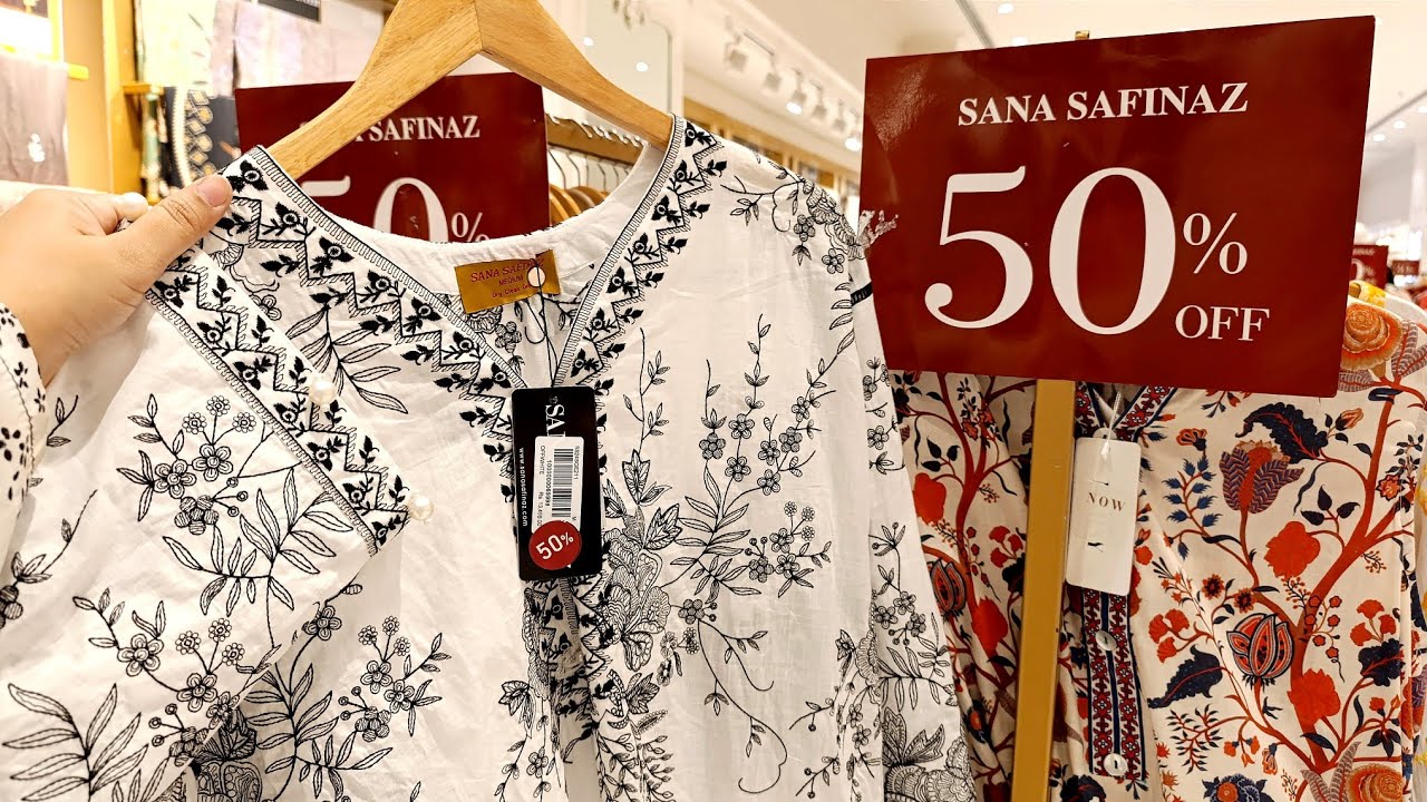 Sana Safinaz Flat 50%Off♥️Sana Safinaz Blessed Friday sale♥️Sana Safinaz Sale 2024