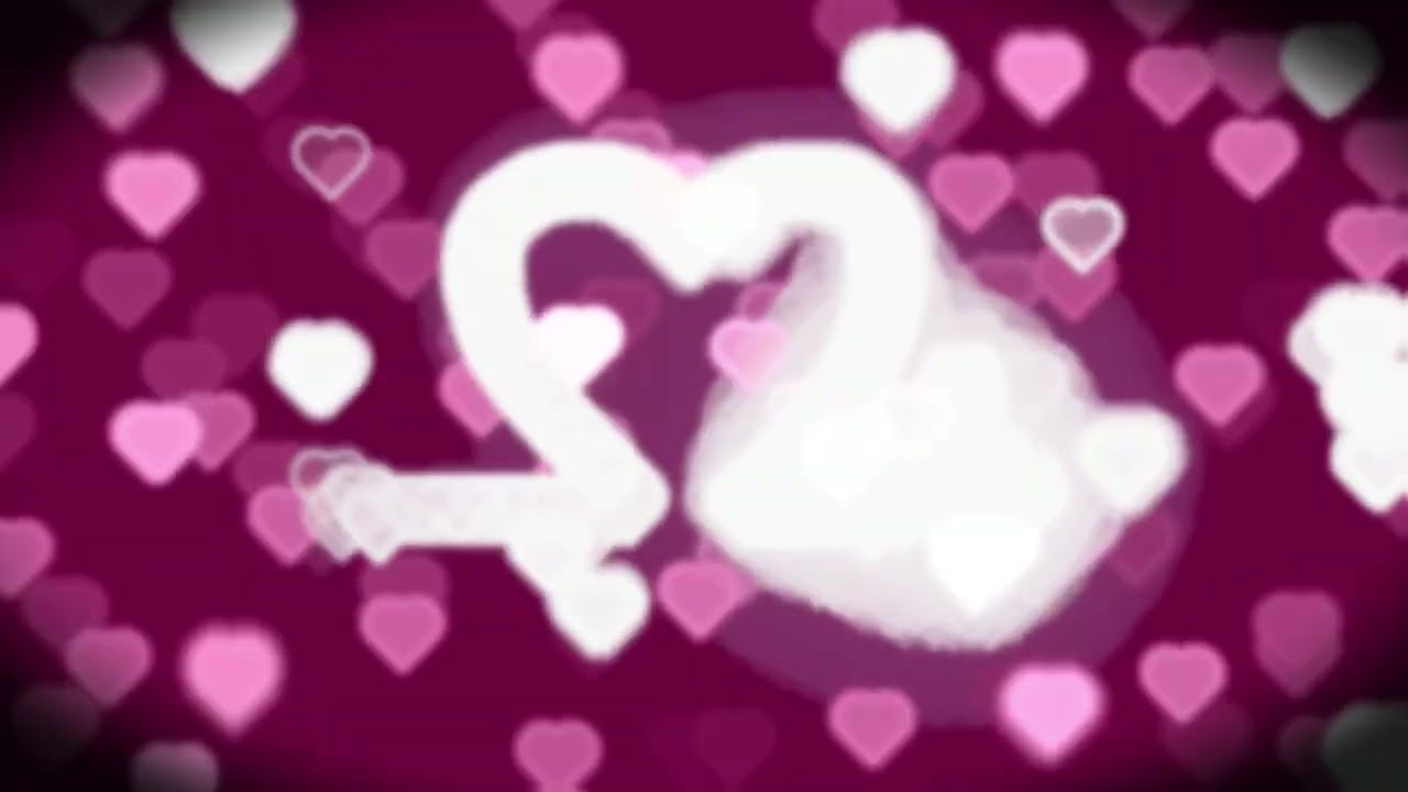 4K EKG Heart of Hearts Strobe Light Effect Pink White Copyright Free Stock Footage Free Download