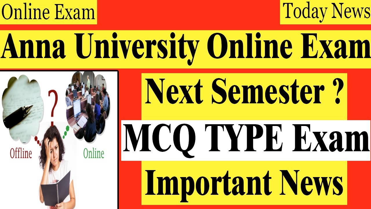 Anna University Next Sem Exam Online | MCQ Type Exam Or Offline Exam | Mr Padhu