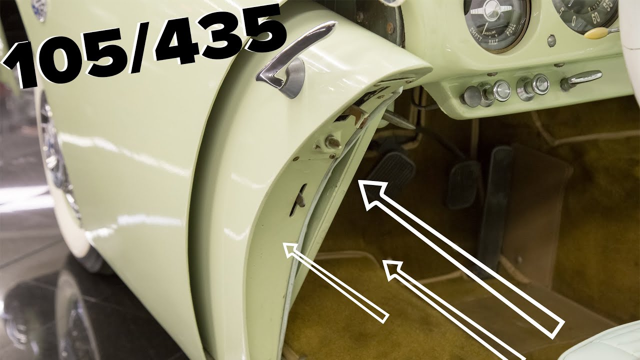 You've never seen car doors like this! 1954 Kaiser Darrin Model 161 Roadster #105/435 (For Sale)