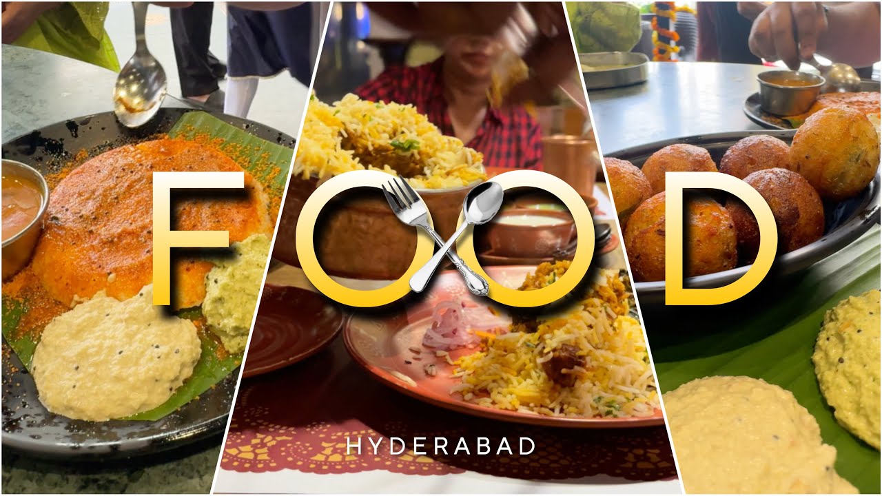 Hyderabad Food & Lot's of Fun | Best Breakfast, Famous Biryani & Rameshwaram Cafe