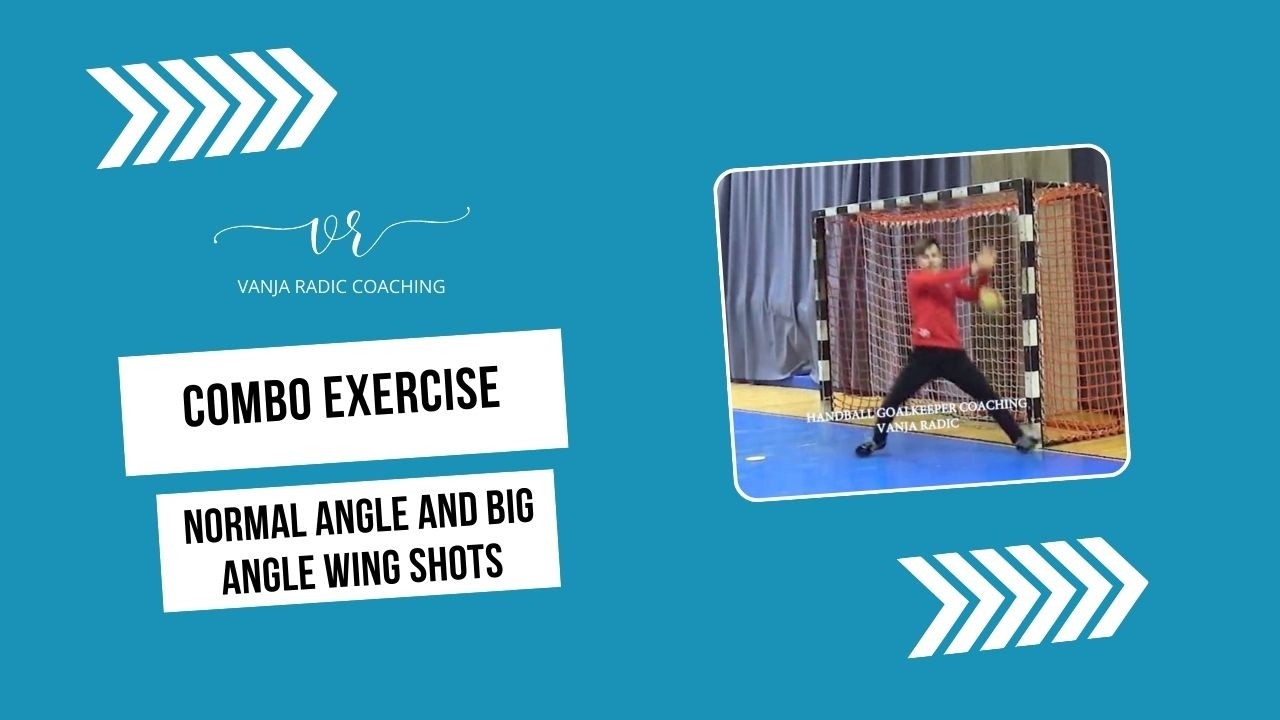 Handball Goalkeeper Training - Exercise for Double Wing and 6 Meters Line Shots