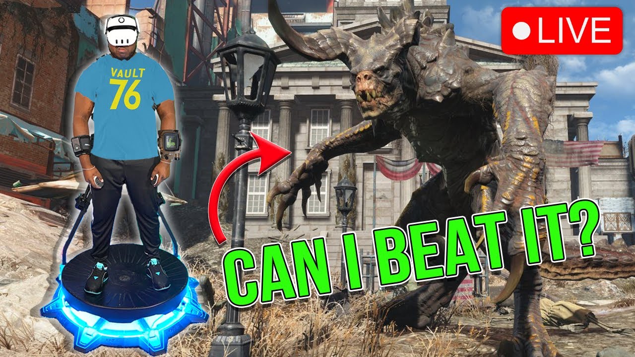 Minecraft / Fallout 4 In VR!? - Mineraft Horror VR - Kat Walk Core 2 Enhanced Gameplay Livestream