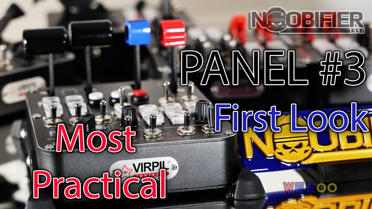 First Look - VIRPIL Panel #3 - Total Throttle Replacement? - Sharka50