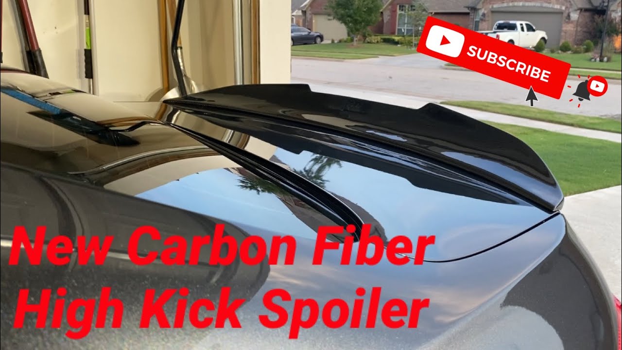 BMW F10 535i Mods: Install Carbon Fiber High Kick Spoiler
