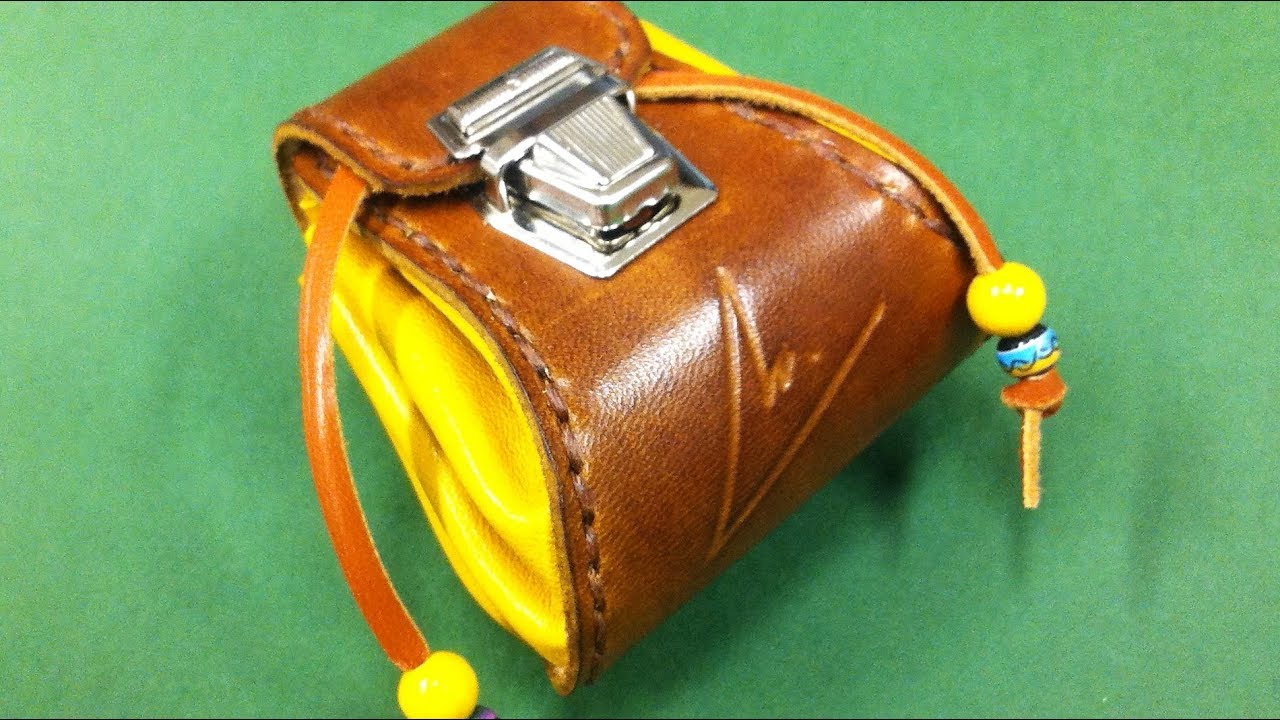 Cómo hacer una bolsa de judas de cuero. Modelo Nº1