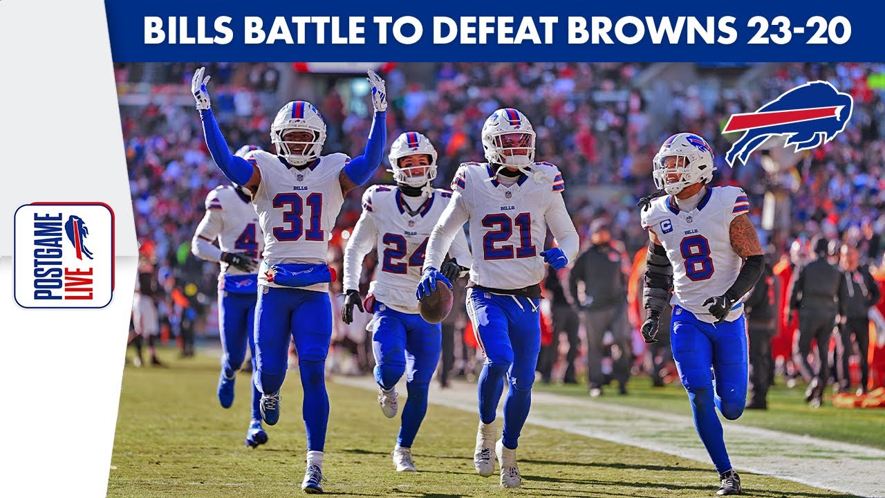 Bills Postgame Live: Instant Reaction To Buffalo Bills' 23-20 Win In Cleveland