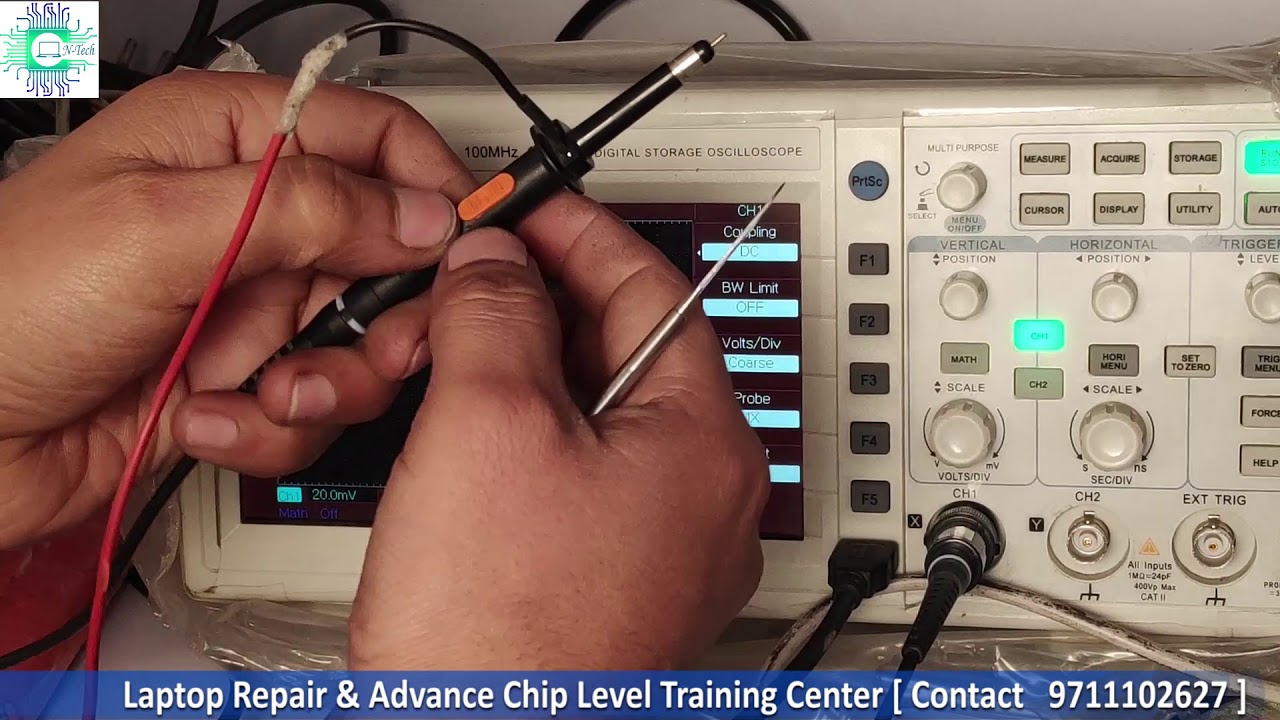 How To Check RTC Section Using CRO & Digital Multimeter in Hindi
