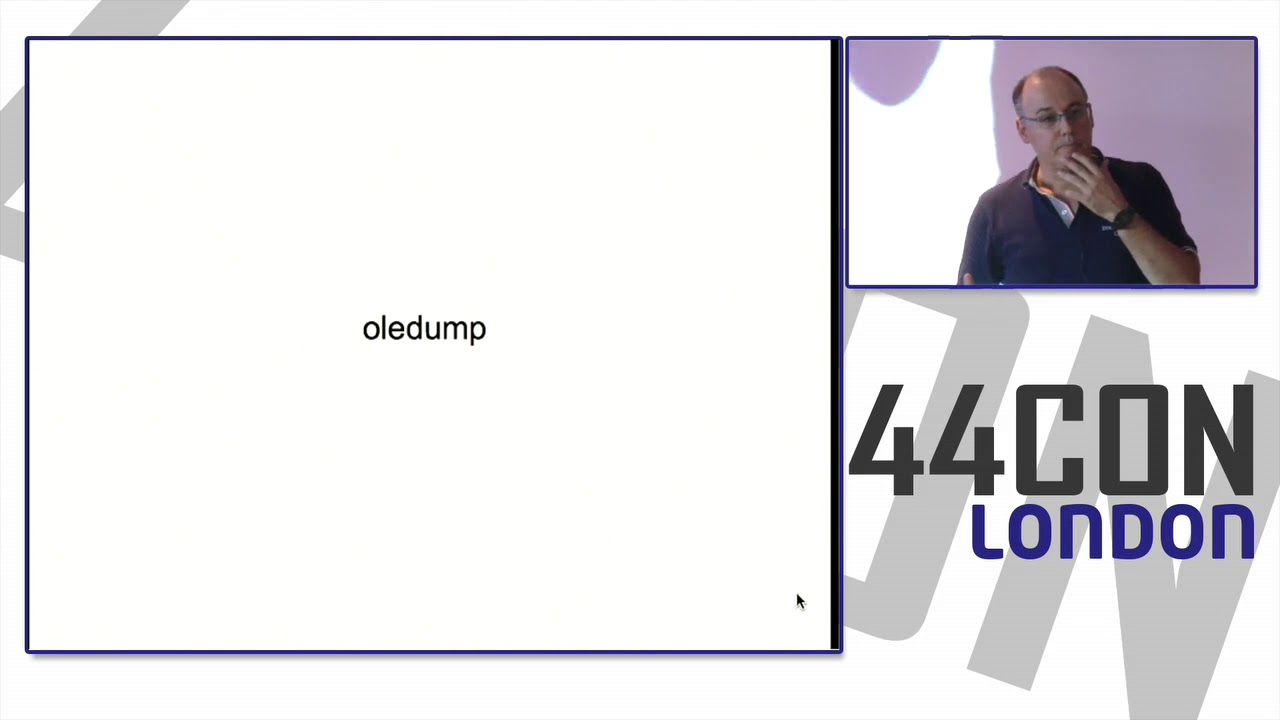 Analyzing Malicious Office Documents   Presented By  Didier Stevens Workshop