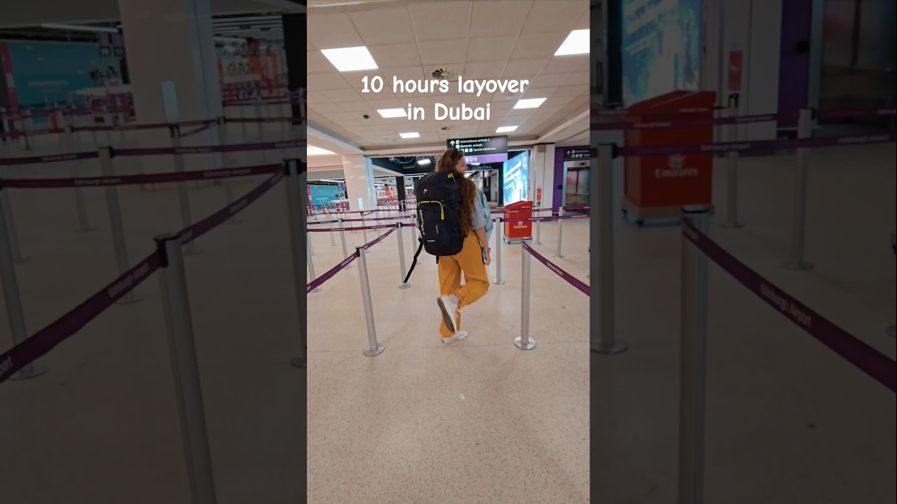 Enjoying a 10-hour layover in Dubai ✨️