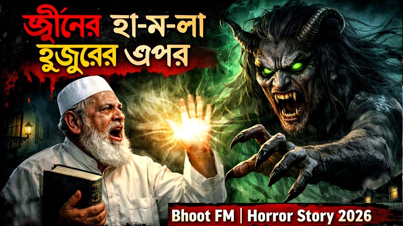 জ্বীনের হা-ম-লা হুজুরের ওপর | হুজুর ও জ্বীনের লড়াই | ভয়ের শুনি | Bhoot FM | Horror Story 2026