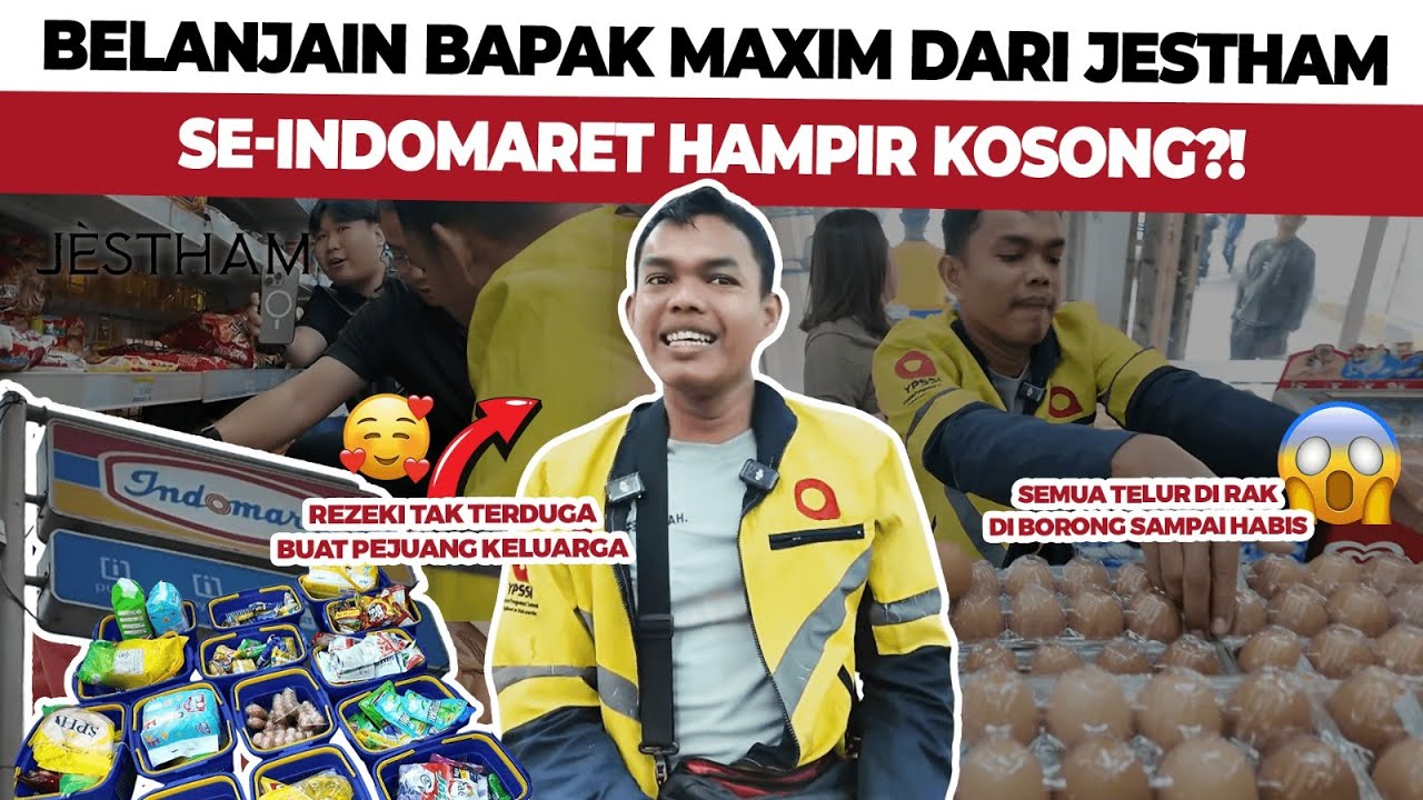 Indomaret Hampir Kosong Karena Abang Maxim Ini???