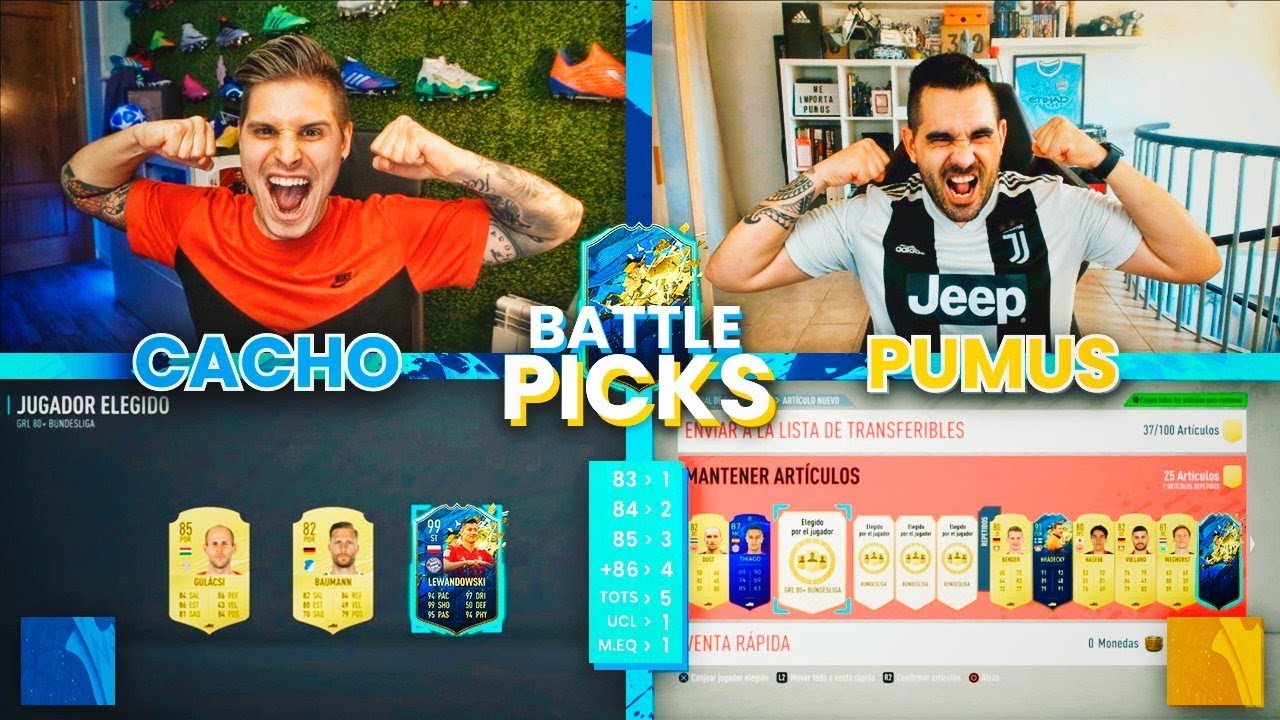 NOS TOCA LEWANDOWSKI TOTS 99 EN LA BATALLA DE MEJORAS DE LA BUNDESLIGA!! | FIFA 20