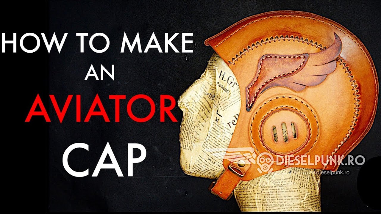 How to Make a Leather Aviator Cap - Tutorial and Pattern Download