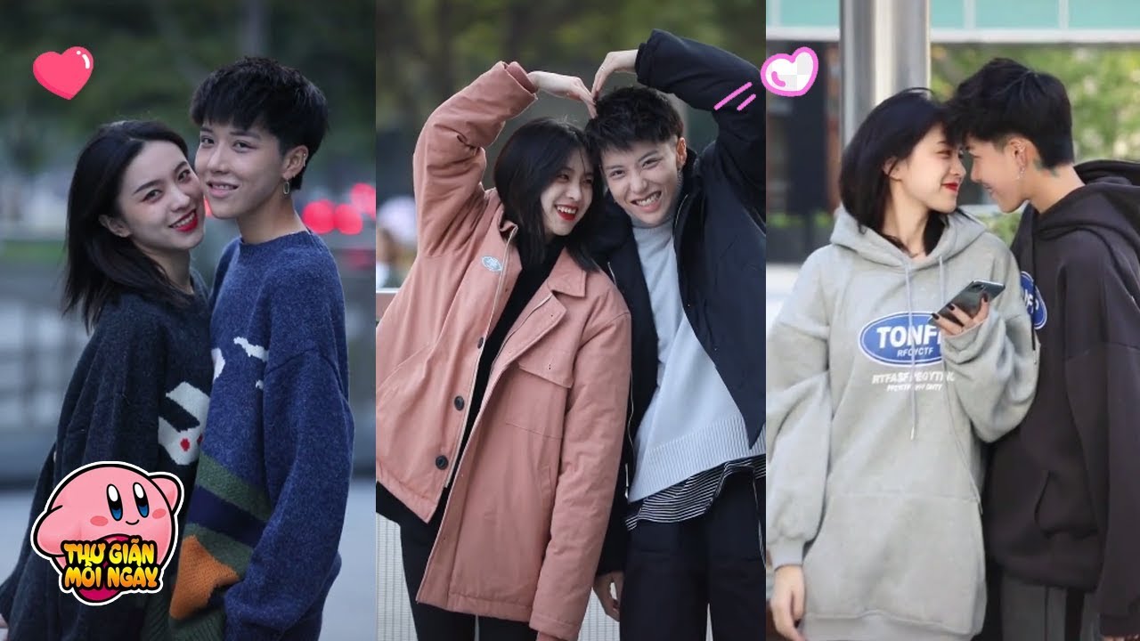 Tik Tok Trung Quốc - Couple đường phố đáng yêu dễ thương HOT nhất phố đi bộ Trung Quốc