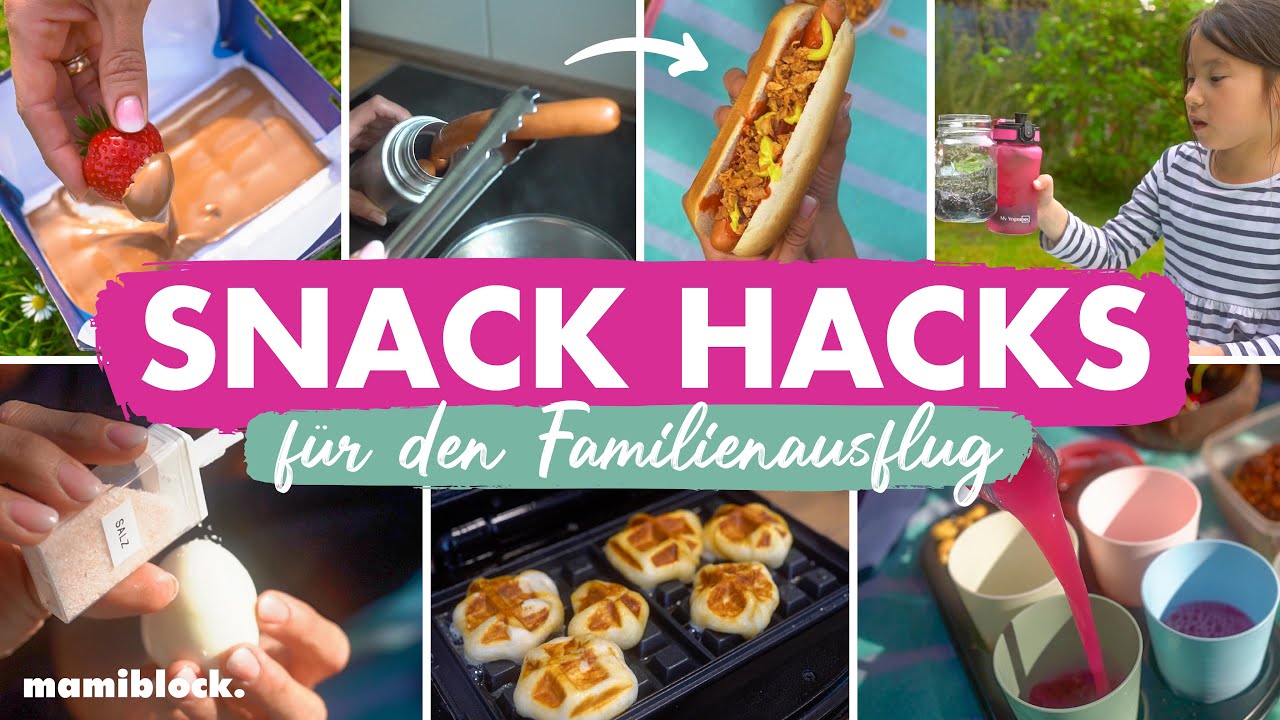 Picknick Hacks 2 Go 🤗💡| Familienausflug | Outdoor | Mom Hacks | Snack Hacks | mamiblock