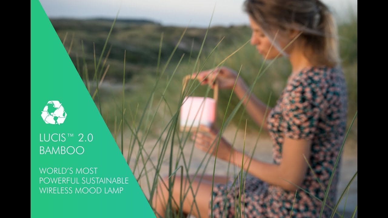 Lucis™ 2.0 Bamboo Sustainable Wireless Lamp