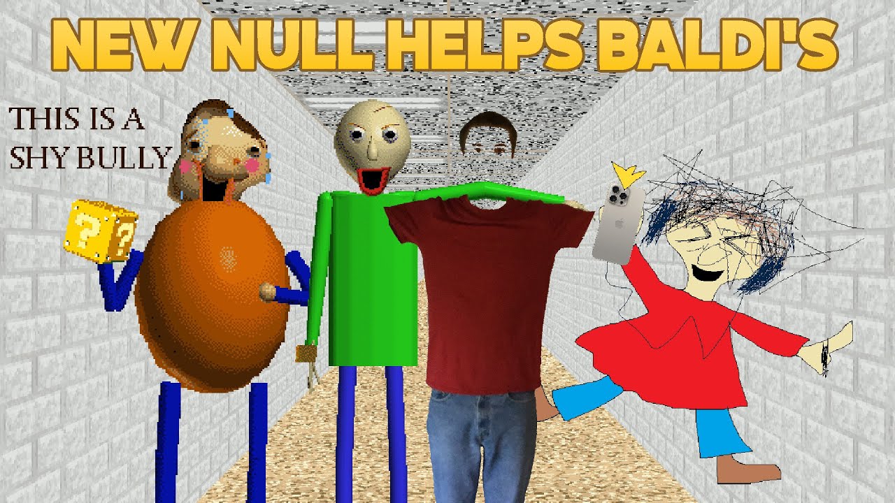 Baldi теперь мусор | Новый Null помогает Baldi V1.0 [мод Baldi's Basics]