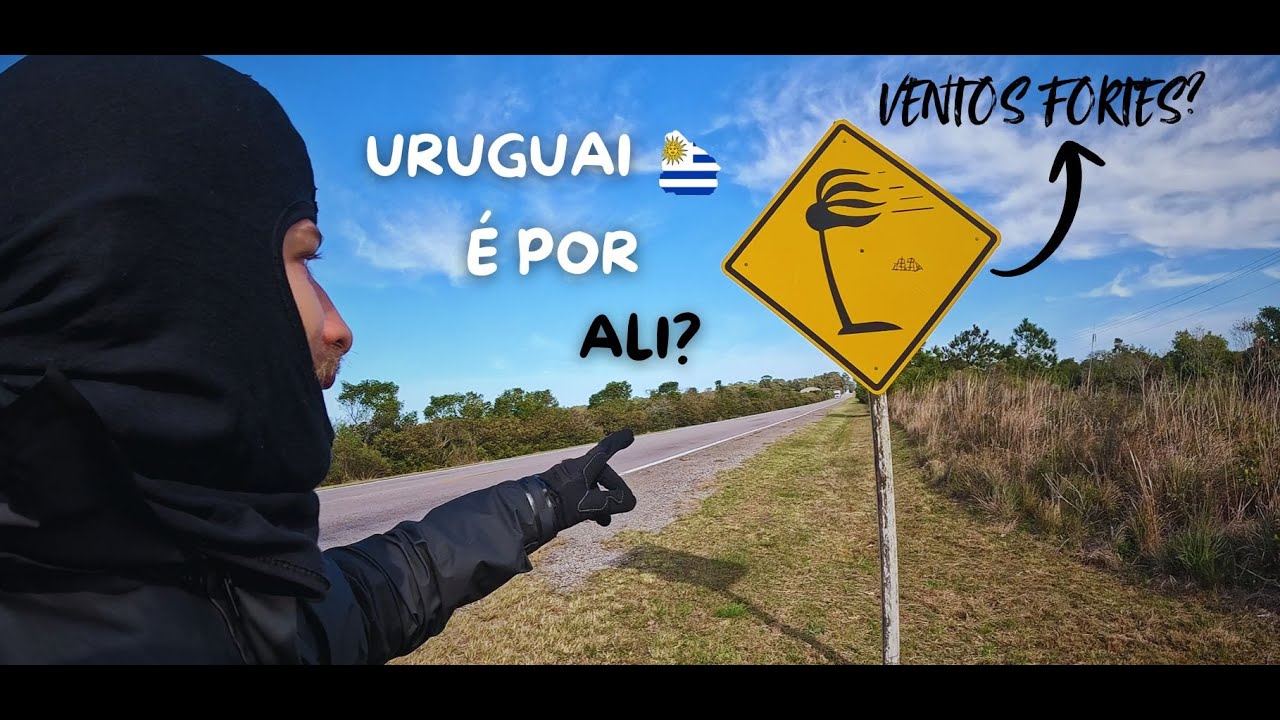 DE MOTO AO URUGUAI(PART3):depois de lutar contra o vento finalmente chegamos