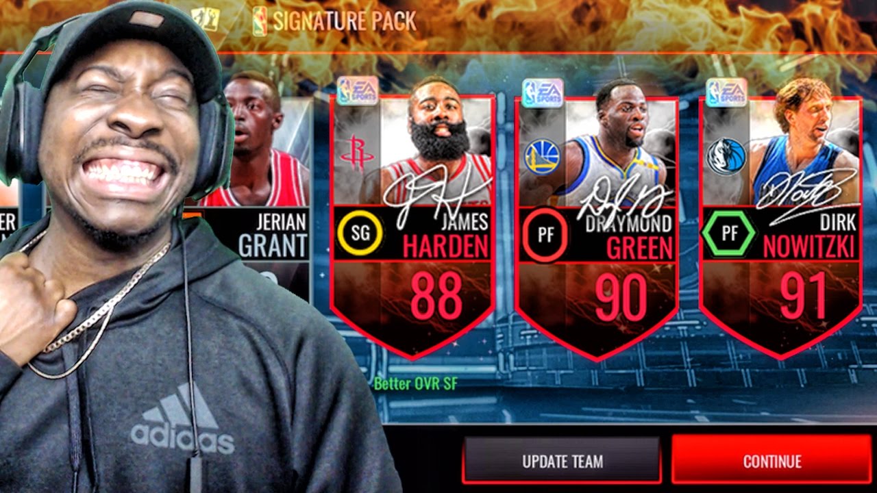 SIGNATURE & THROWBACK PACK OPENING! PACK ADDICT IS BACK! NBA Live Mobile 16 Gameplay Ep. 63